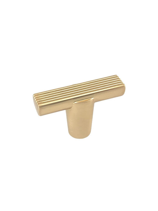 Gtv Ray Möbelgriff aus Zamak in Goldfarbe GZ-RAY-1-18