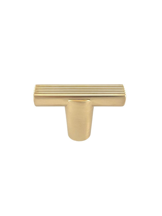 Gtv Ray Möbelgriff aus Zamak in Goldfarbe GZ-RAY-1-18