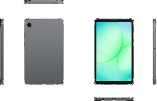 Silikon Hülle Mit Verstärkten Ecken Transparent Für Samsung Galaxy Tab A9+/Tab A11+