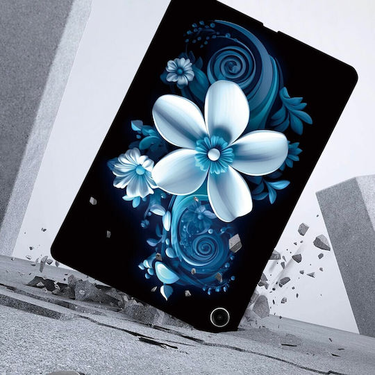 Silikon Hülle Schwarz Orchid Samsung Galaxy Tab A9+/Tab A11+