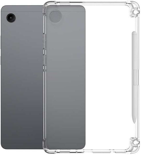 Silikon Hülle Mit Verstärkten Ecken Ständer Transparent Für Samsung Galaxy Tab A9+/Tab A11+