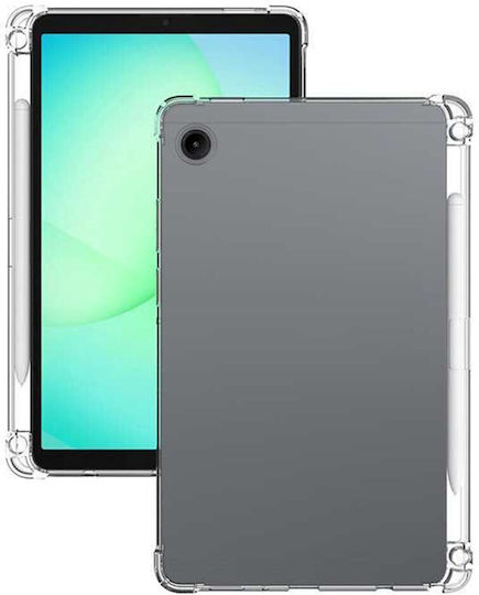 Silikon Hülle Mit Verstärkten Ecken Ständer Transparent Für Samsung Galaxy Tab A9+/Tab A11+