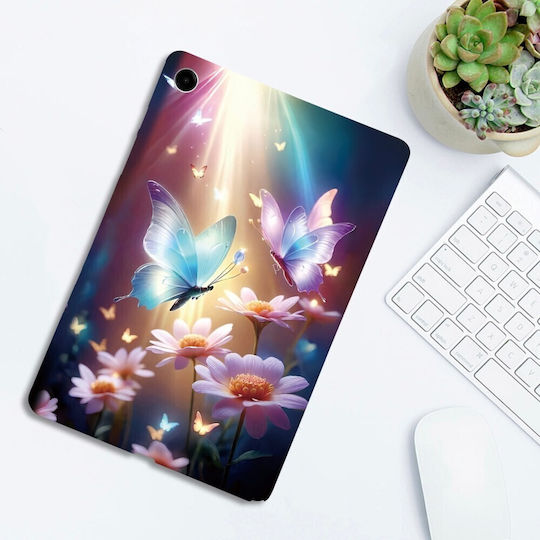 Silikon Hülle Floral Samsung Galaxy Tab A9+/Tab A11+