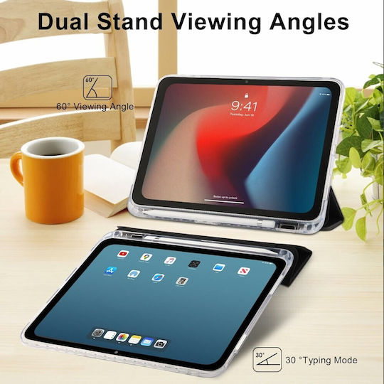 Buchhülle mit Stiftaufnahme Schwarz Apple iPad 10,9" (2022) / iPad 11" (2025)