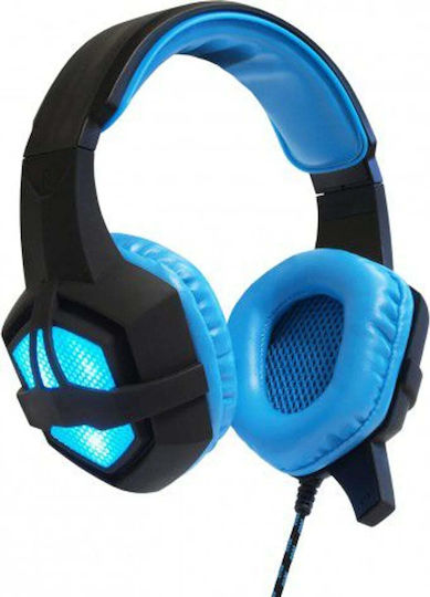 Art Flash On Ear Gaming-Headset mit Konnektivität 2x3,5 mm / 3,5 mm / USB Blau für PC