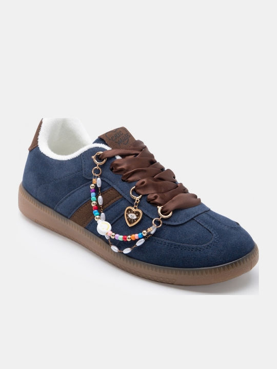 Luigi Damentaschen Sneakers Dunkelblau
