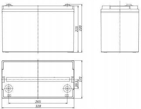 AGM UPS-Batterie mit Gewicht 106Ah und Spannung 12V