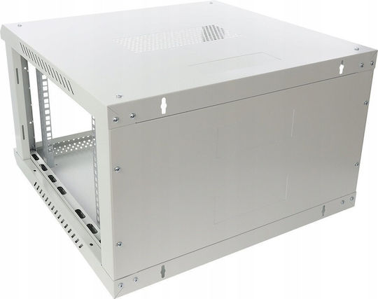 Pulsar Επιτοίχια Καμπίνα Rack 6U 60x60cm Γκρι RWA666-G
