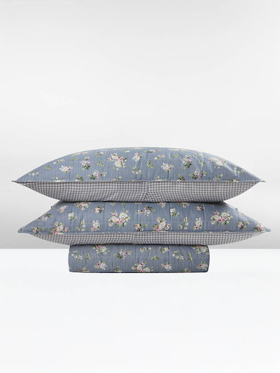 Aigaion Set Coverlets Single Little Blooms 160x230cm 2 Pieces