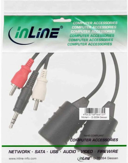 Inline AV система за предаване на сигнал Audio over LAN Ethernet RJ45 комплект 89003