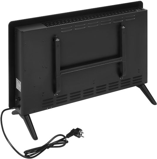 Kraft & Dele Θερμοπομπός Δαπέδου 2500W με Ηλεκτρονικό Θερμοστάτη και WiFi Μαύρος