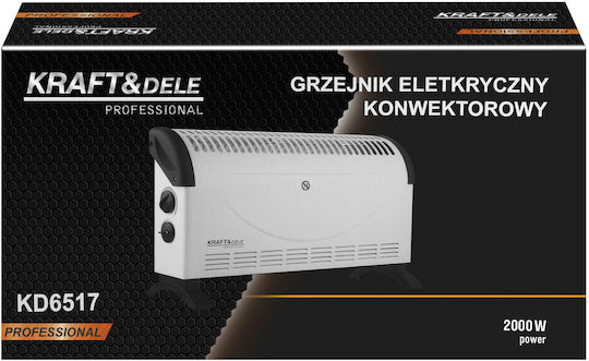 Kraft & Dele Θερμοπομπός Δαπέδου 2000W 53x38.5cm