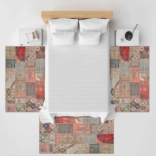 Homeone Modern Bedroom Rug Sets 3 Pieces