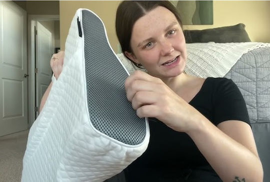 Memory Foam Bed Pillow 34x60x11cm