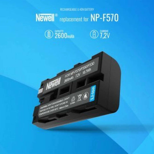 Newell Doppelter Batterieladegerät Kompatibel mit Sony