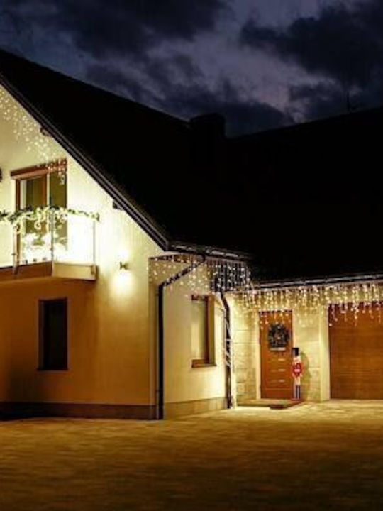 Springos Waterproof LED Garland Lights IP44 14.5m with 300 Warm White Lights