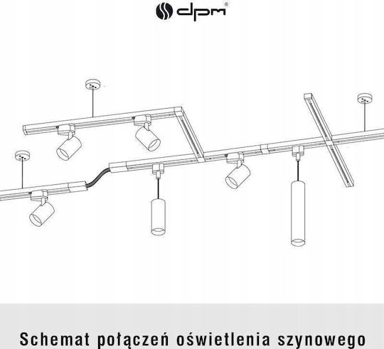 DPM Profil De Aluminiu Încastrat Pentru Bandă LED 100cm