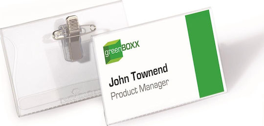 Durable Conference Badge 50 Pieces 54x90mm