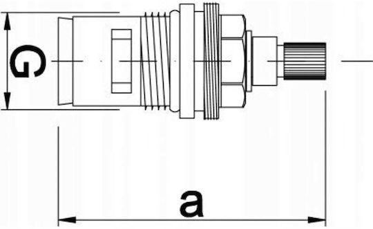 Hydroland Κεραμική Κεφαλή 1/2'' Imp G-c15 Gł.cer.1/2