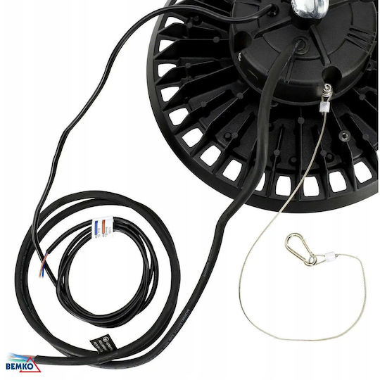 Bemko Φωτιστικό Καμπάνα 150W Φυσικό Λευκό 28500lm με Ενσωματωμένο LED