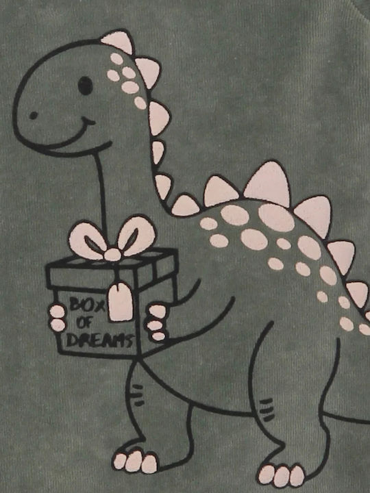 Dreams by Joyce Dino Walker Set Formăki cu Pantaloni Catifea Khaki