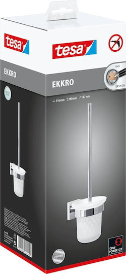 Tesa Metallische Toilettenbürste Badezimmer Silber