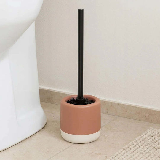 Bathroom Solutions Perie de toaletă ceramică pentru baie roz