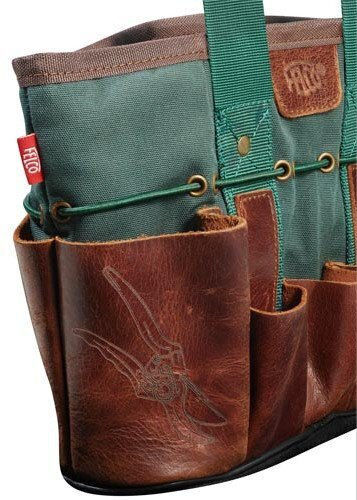 Felco Geantă din piele impermeabilă verde
