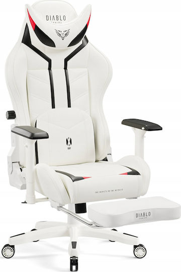 Diablo Chairs Footrest Gaming Chair X-ray 2.0 White-Black