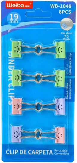 Lean Toys Clips 19mm 8 Pieces
