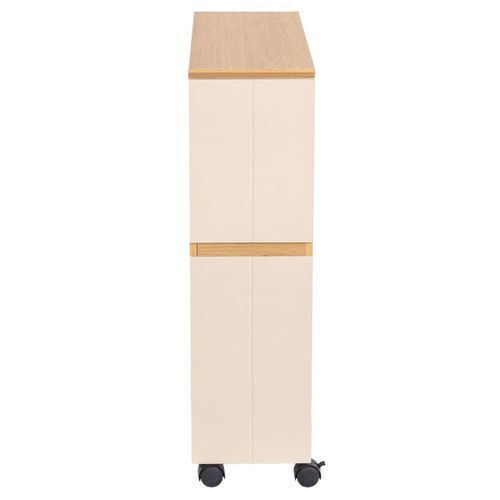 Eurocasa Ντουλάπι Μπάνιου 60x20.8x75.5cm Ματ Λάκα Μπεζ