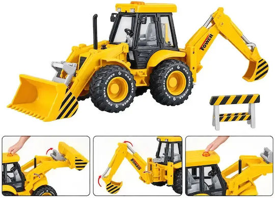 Gounaridis Toys Pull Back Excavator For 3+ Years Old