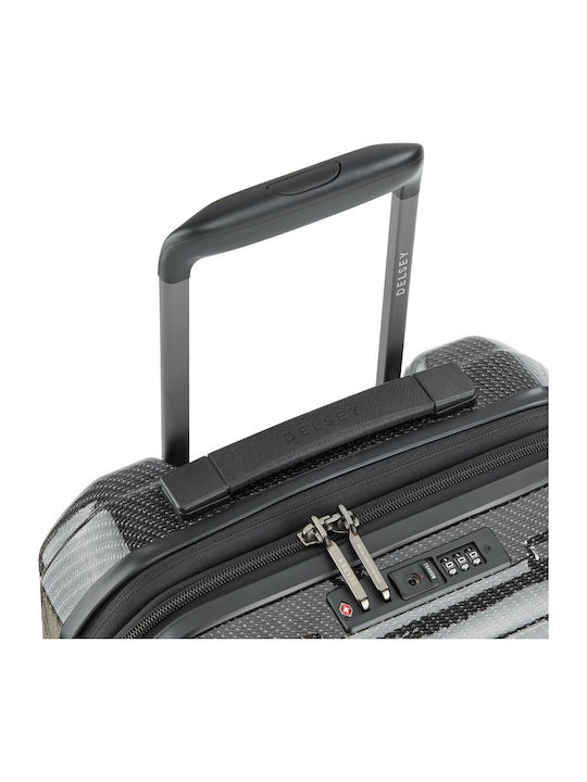 Delsey Helium Βαλίτσα Ταξιδίου Καμπίνας Anthracite Ύψους 55εκ.