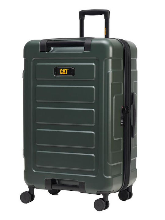 CAT Hard Green Suitcases