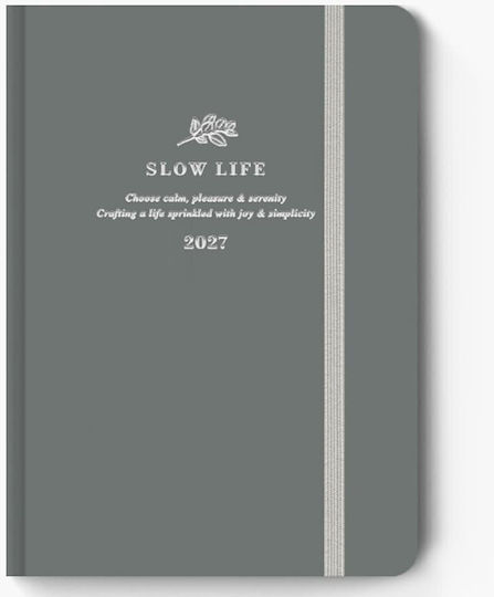 adBook Agenda Zilnică B6 2027 12x17cm (Diverse Culori)