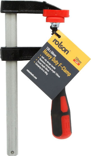 High Strength F-type Screw Clamp 150 X 50 Mm Rolson