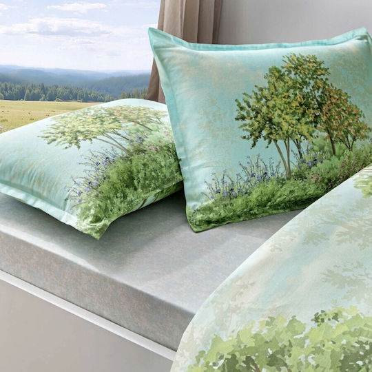 Tac Set Huse Pentru Pilote Dublu 200x220cm Verde Tac Set Huse Pentru Pilote Dublu 200x220cm Verde