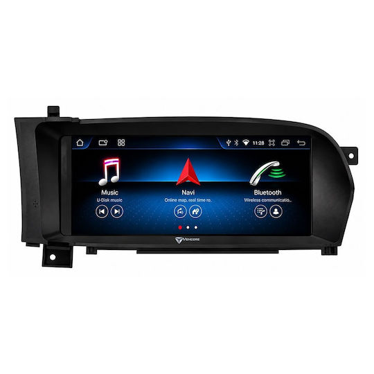 VenCore Auto-Audiosystem für Mercedes-Benz S-Klasse / CL Klasse 2006-2013 Bluetooth USB Eingebautes Wi-Fi GPS Apple CarPlay Android Auto Notenblätter mit Touchscreen 10,25"