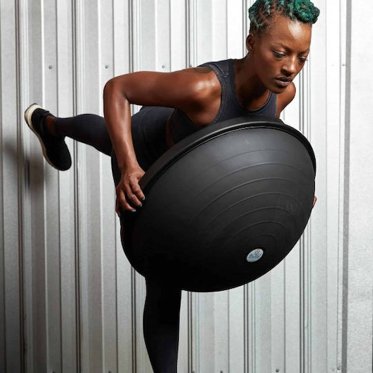 Bosu Pro Balance Trainer Minge de Echilibru Neagră Înălțime 25.4cm cu Diametru 65cm 1buc