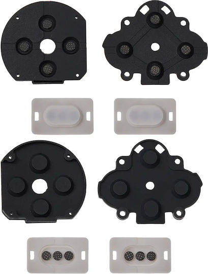 Left Right Rubber Conductive D-pad Buttons Set Playstation Portable Psp 1000 4 Piece Set