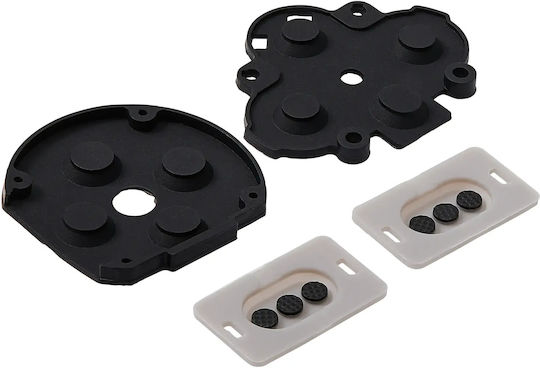 Left Right Rubber Conductive D-pad Buttons Set Playstation Portable Psp 1000 4 Piece Set