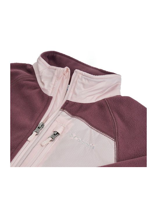 Kids Fleece Cardigan Brown Fast Trek