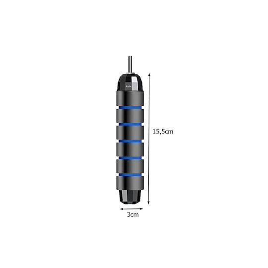 Bootic Verstellbares Fitness Springseil Ergonomischer Schaumgriff 275cm Blauer
