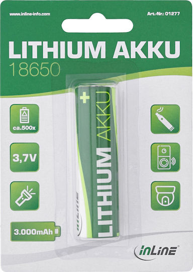 Inline Lithium-Batterie 3000mAh 18650