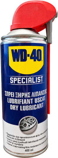 Wd-40 Specialist Anti-Friction Dry PTFE Смазочен материал Спрей 400мл 1бр