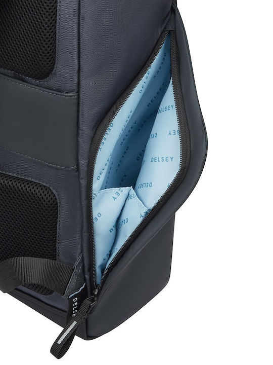 Delsey Securflap Τσάντα Πλάτης για Laptop 15.6" σε Γκρι χρώμα