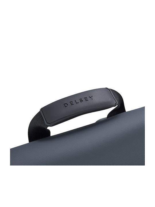 Delsey Securflap Τσάντα Πλάτης για Laptop 15.6" σε Γκρι χρώμα