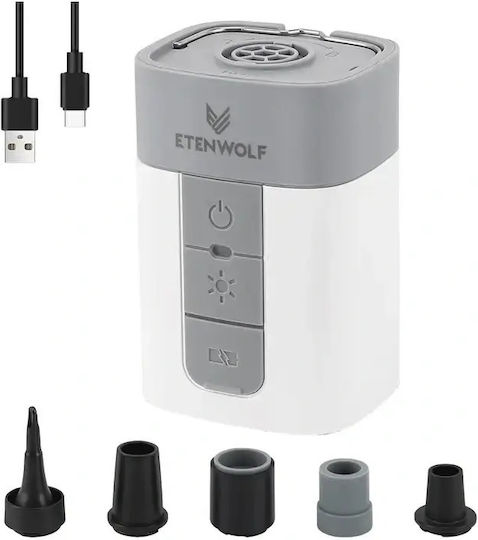 Etenwolf Air 5 Pro Elektrische Pumpen für Aufblasbares Weiß