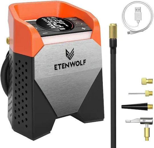 Etenwolf S5 Autoreifenpumpe 160PSI mit Kabel 12V
