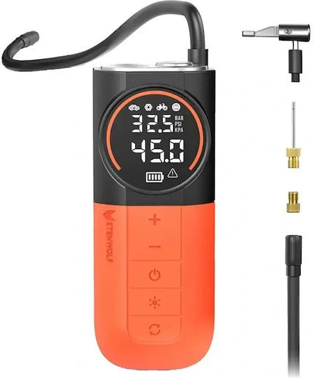 Etenwolf S1 Autoreifenpumpe 160PSI Wiederaufladbar 12V